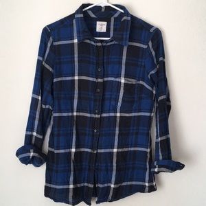 GAP fitted boyfriend flannel -women’s small